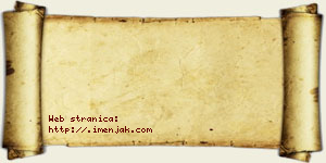 Isidora Borčić vizit kartica